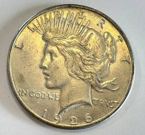 lot 5RB image: 1926-S Peace Dollar - United States One Dollar Silver Coin