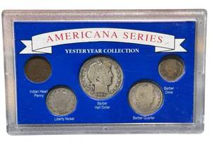 lot 18RB image: Americana Series Yesteryear Collection - Five Vintage US Coins (Lot of 5)