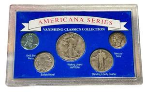 lot 25RB image: Vanishing Classics Coin Set - 5 US Coins