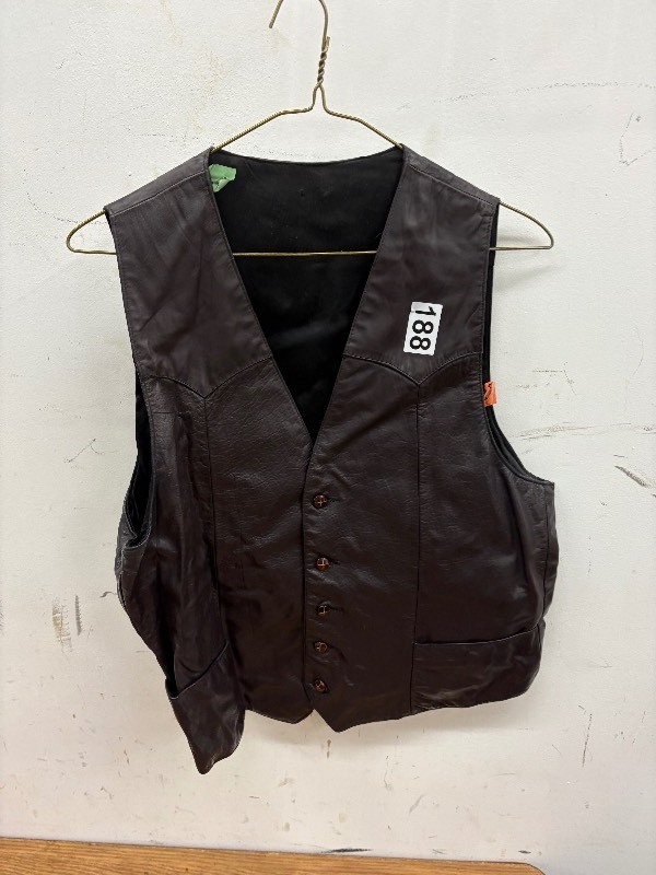 lot 189 image: Leather Vest