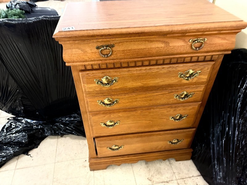 lot 241 image: Narrow dresser