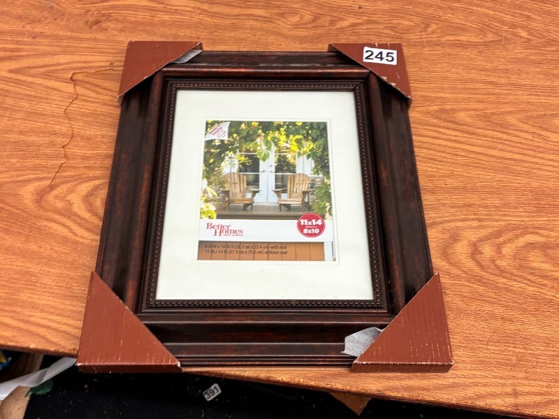 lot 245 image: new in box picture frame