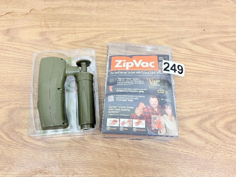 lot 249 image: ZipVac food storage system pump