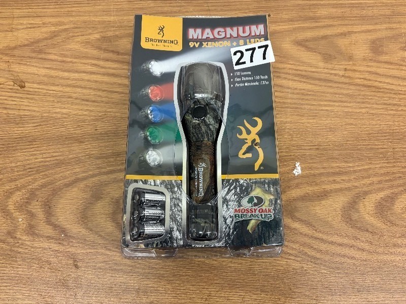 lot 277 image: Browning Led Flashlight new in package