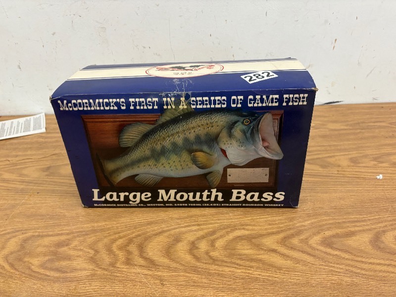 lot 282 image: Large mouth bass by McCormick new in box