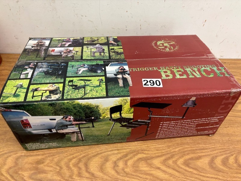 lot 290 image: Hitchfree standing shooting bench