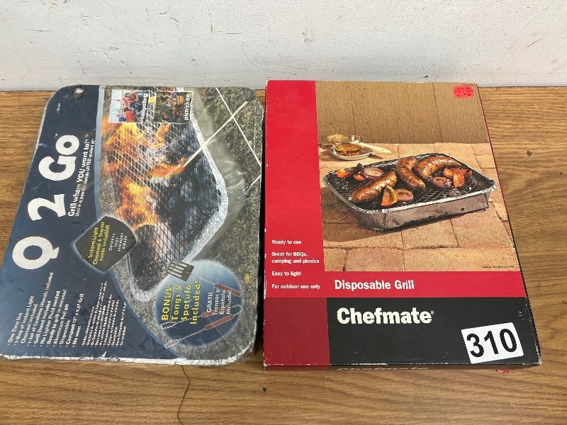 lot 310 image: disposable camp cookers new in box