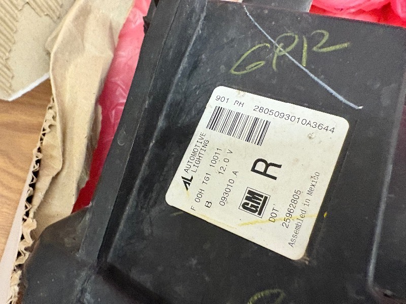 lot 367 image: Pair of stock Chevy Silverado headlights for 2007-2013