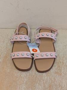 lot 14 image: NEW CAT & JACK KIDS SANDALS SIZE 3 PINK