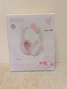 lot 52 image: NEW RAZER KRAKEN KITTY V2 HELLO KITTY AND FRIENDS EDITION HEADPHONE SET