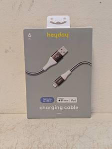 lot 56 image: NEW HEYDAY 6 FT. LIGHTNING TO USB-A CHARGING CABLE