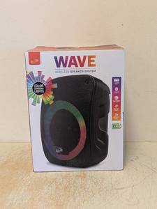 lot 63 image: NEW iLIVE WAVE WIRELESS SPEAKER SYSTEM WITH COLOR CHANGING LIGHTS