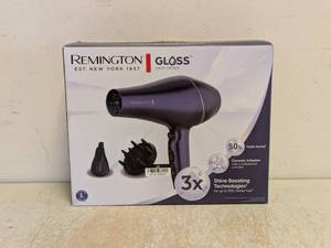 lot 76 image: REMINGTON GLOSS HAIR DRYER