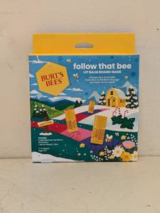 lot 134 image: NEW BURTS BEES FOLLOW THAT BEE LIP BALM BOARD GAME