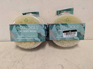 lot 144 image: (2) ECOTOOLS DRY BODY BRUSH