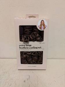 lot 149 image: NEW EXTRA LARGE HEATLESS CURLING SET