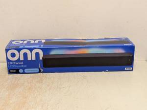 lot 156 image: NEW ONN LED SOUNDBAR