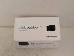 lot 159 image: NEW BLINK OUTDOOR 4 BATTERY POWERED SMART SECURITY CAMERA