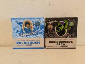 lot 105 image: (2) NEW DR SQUASH OOGIE BOOGIES BREWPOLAR RUSH SOAP