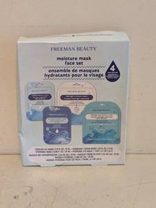 lot 126 image: FREEMAN BEAUTY MOISTURE MASK FACE SET 4PK