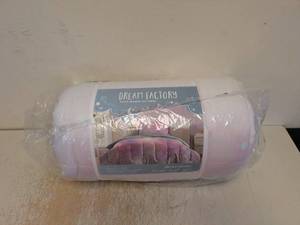 lot 168 image: NEW DREAM FACTORY COMPLETE TWIN BED SET PINK