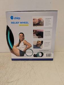 lot 183 image: NEW CHIRP RELIEF WHEEL BACK & NECK PAIN SET