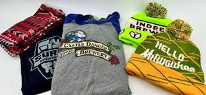 lot 255 image: Castle Danger Brewery Tee, Surly Brewing Co Tee & Indeed Brewing Beanies Bundle