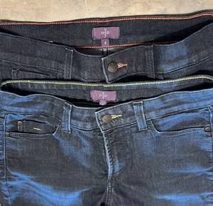 lot 260 image: Not Your Daughters Jeans NYDJ Crop Jeans - Size 6 - Lift-Tuck Technology (Lot of 2)