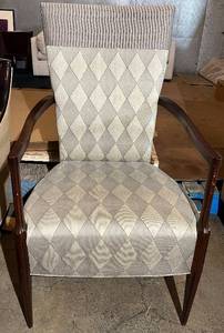 lot 12 image: HBF The New Tradition Armchair - Diamond Argyle Upholstery, Gray