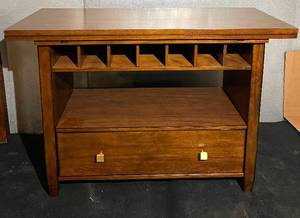 lot 22 image: Baker Console Fold Out Extendable Table - 28 in H x 60 in W x 26 in D