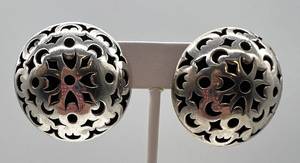 lot 233 image: J. Hardy Sterling Silver Clip-On Earrings (Lot of 2)
