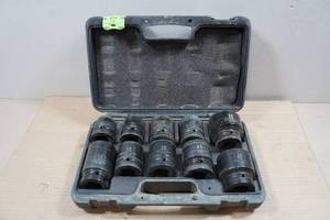 lot 27 image: Pittsburgh Pro 1 Drive Metric Impact Sockets - 21mm-50mm