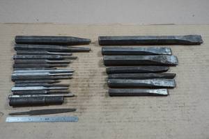 lot 42 image: Assorted Punches and Chisels