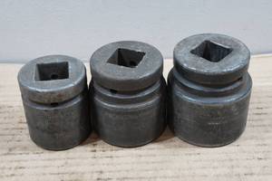 lot 101 image: Snap-On Tools 1 Drive Impact Sockets - 1-38, 1-34, 1-78