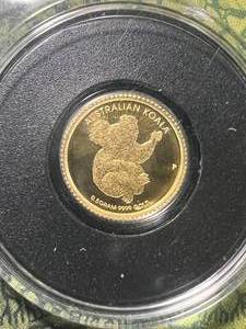 HALF GRAM .999 FINE GOLD 2013 AUSTRALIAN KOALA