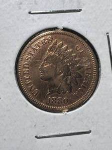 lot 07 image: 1880 US INDIAN HEAD CENT