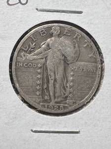 lot 09 image: 1928 US STANDING LIBERTY QUARTER