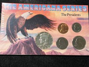 lot 72 image: THE AMERICANA SERIES 5 COIN SET