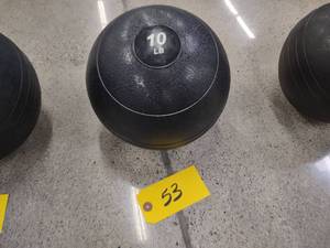 lot 53 image: 10 lb. Strength Training Slam Ball...