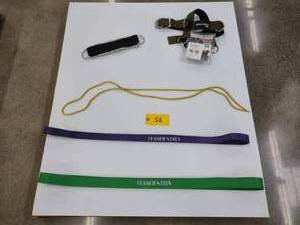 lot 58 image: Neck Harness, Rubber Training Bands...