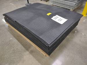 lot 59 image: Fitness Floor Rubber Mats, Approx. ...