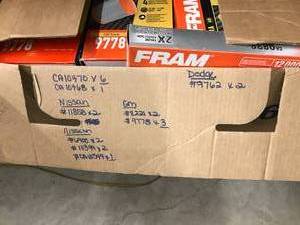 lot 22 image: ASSORTED FRAM AIR FILTERS