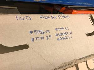 lot 79 image: FORD FRAM FILTERS