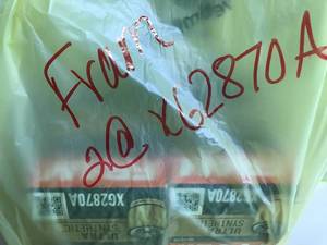 lot 57 image: FRAM FILTERS