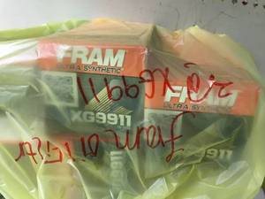 lot 51 image: FRAM FILTERS