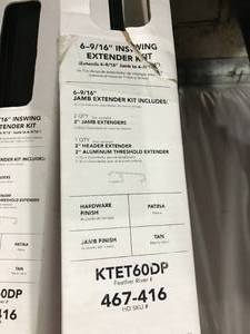 lot 106 image: 6 916 INSWING EXTENDER KIT