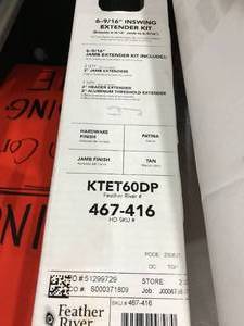 lot 107 image: 6 916 INSWING EXTENDER KIT