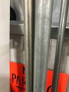 lot 108 image: 3 STICKS ASSORTED METAL PIPES