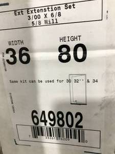 lot 111 image: JAMB EXTENSION KIT