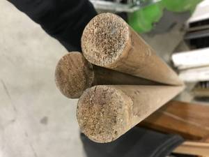 lot 112 image: 3 STICKS WOOD RODS